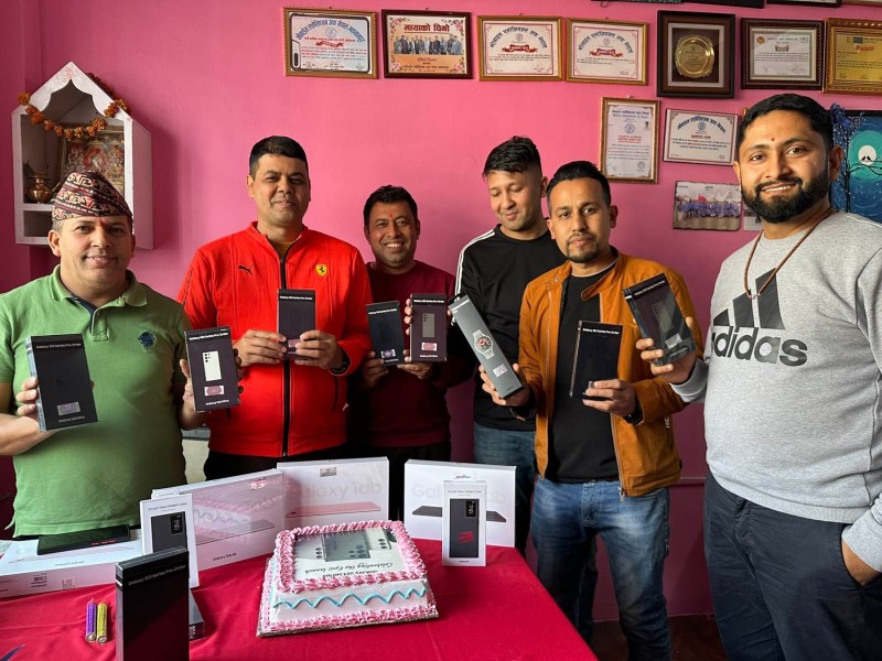 सामसुङको ग्यालेक्सी एस २३ सिरिज स्मार्टफोन अब हेटौंडामा पनि 